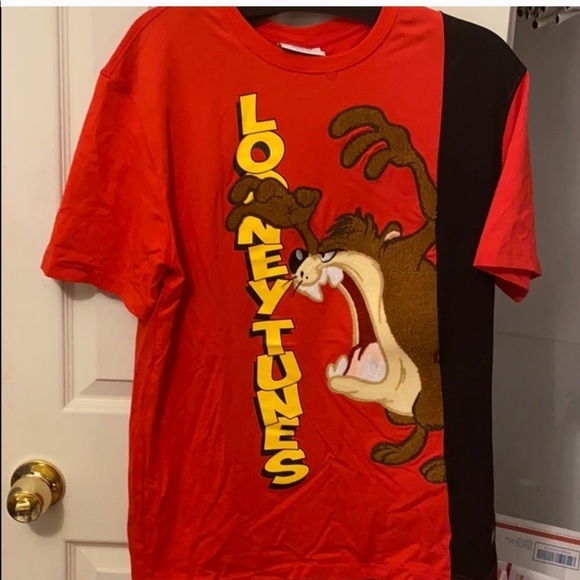Looney Tunes Yelling Taz T-shirt - Picture 2 of 8